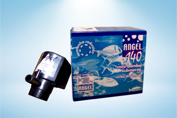 Bomba Submersa Angel 140 em fundo iluminado