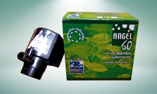Bomba submersa Angel 60 em fundo iluminado