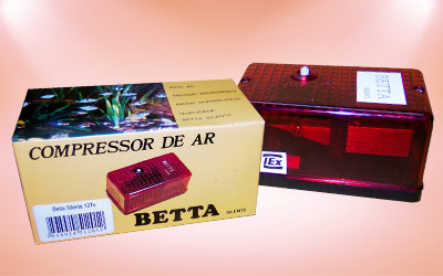 Compressor Betta Silente em fundo iluminado